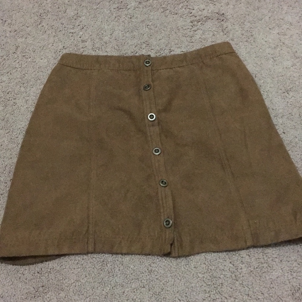 Button down skirt